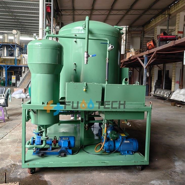 Diesel oil decolorization system